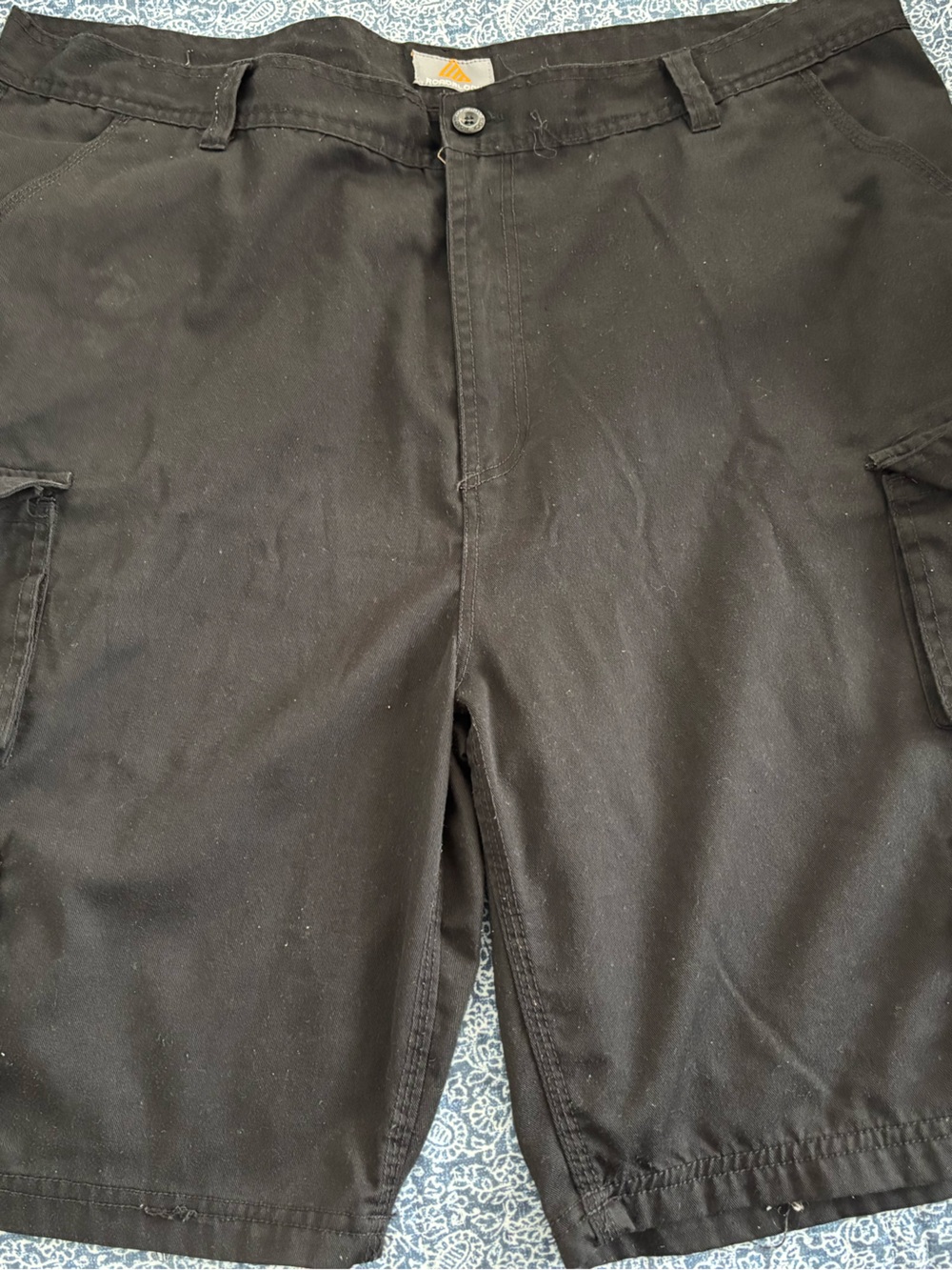 Men's Black Cargo Shorts